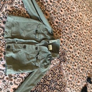 Forever 21 green button jacket